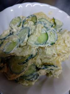 新じゃがのわさびマヨサラダ