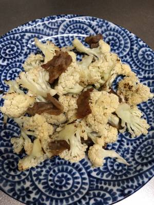 豚肉とカリフラワーの甘酢炒め