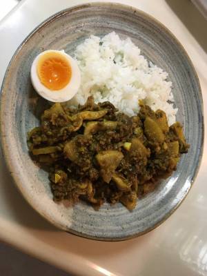 れんこんのドライカレー