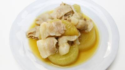 豚バラ大根の甘辛煮