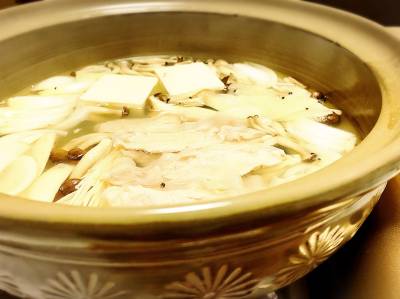 ヒラヒラ大根と豚しゃぶのサッと鍋