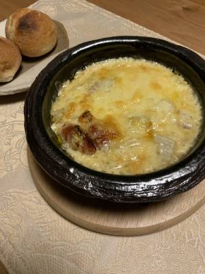 白菜のチーズ焼き