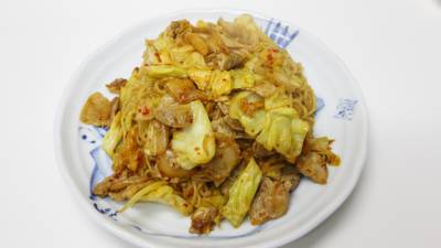 ピリ辛焼きそば