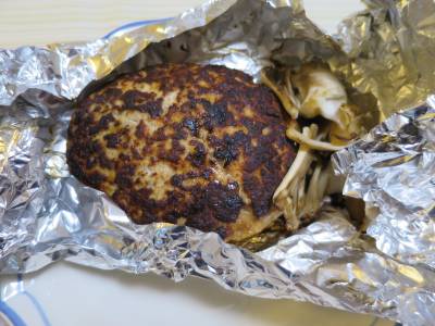BIGハンバーグのホイル焼き