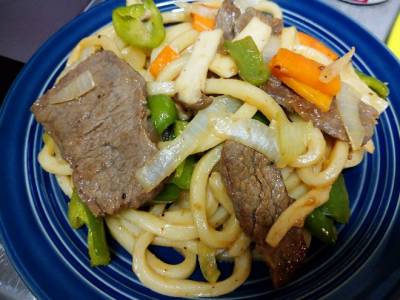 焼き肉うどんランチ