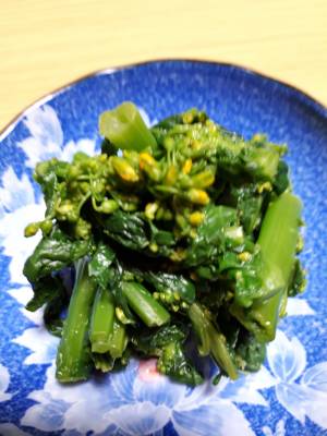 菜の花のわさびあえ