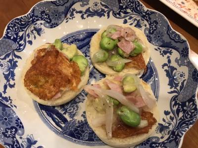 そら豆のチーズ焼き