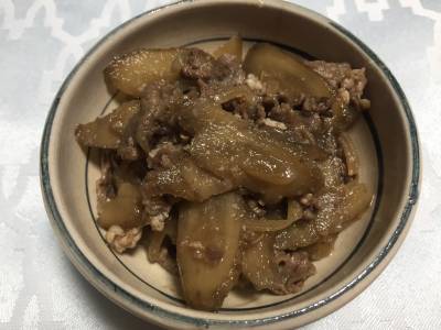 ごぼたま牛しぐれ煮
