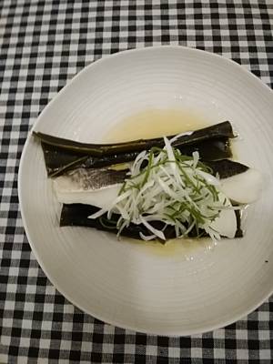 たらの昆布バター蒸し