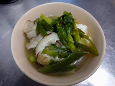 春野菜の塩豆腐煮