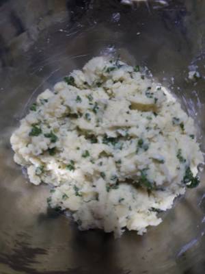 じゃがいもパセリマヨあえ