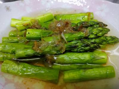 アスパラのおひたし