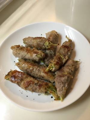 春キャベツの肉巻き
