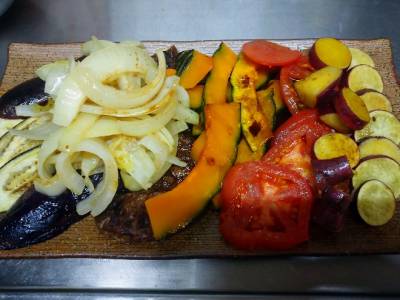 野菜のミックスグリル バルサミコソース