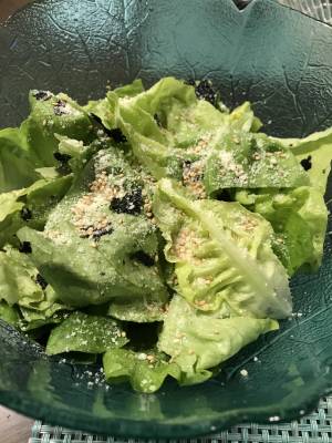 のりとレタスのサラダ