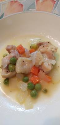 春野菜と鶏肉のバター煮