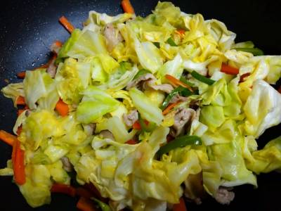 シャッキリ野菜炒（いた）め