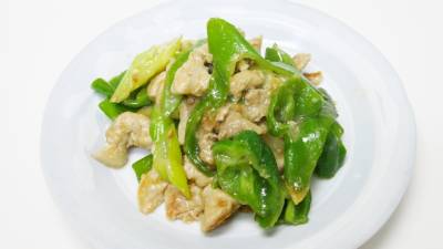 ピーマンと豚肉のみそ炒め