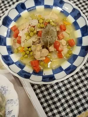 春野菜と鶏肉のバター煮