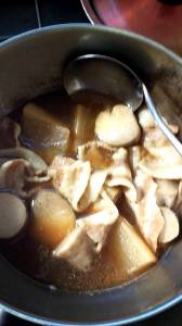 豚バラ大根の甘辛煮