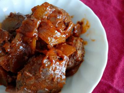 煮込みハンバーグ