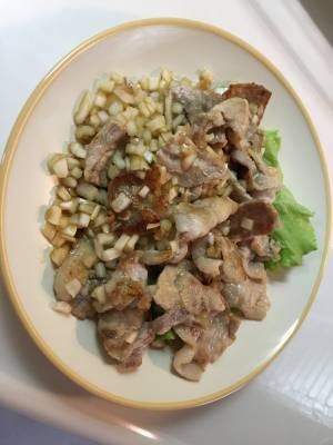 豚肉の新たまあえ