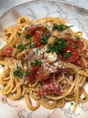 ゆでないナポリタン