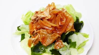 ポークマリネのサラダ