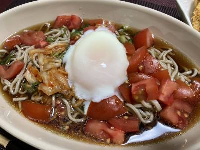 ぶっかけトマトそば