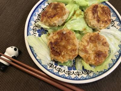 ダブル新たまチキンバーグ