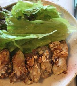 サーモンのアーモンドフライ