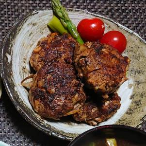 ごぼうハンバーグ