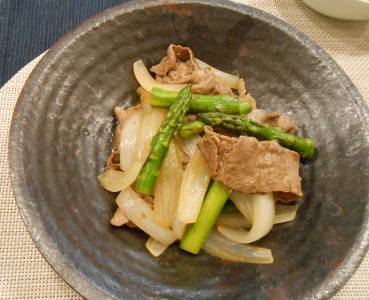 牛肉と春野菜の香り炒め