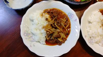 豚こまのハヤシライス