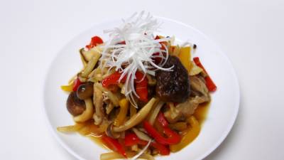 きのこと鶏もも肉の南蛮漬け