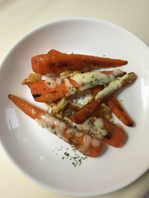 春にんじんのチーズ焼き
