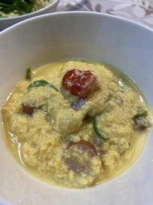 具だくさんスクランブルエッグ