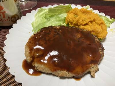 にんにくハンバーグ