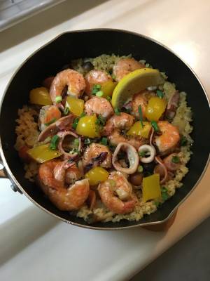 フライパンパエリア