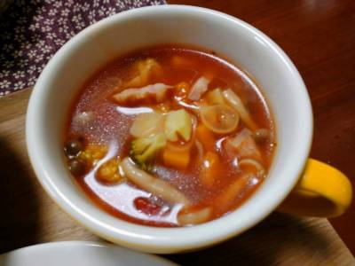 冬のミネストローネ