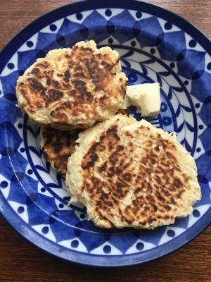 簡単網焼きパン