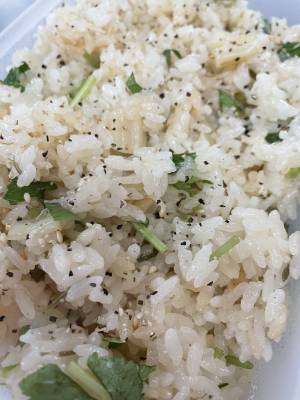 帆立ての炊き込みご飯