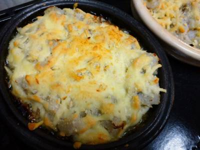 里芋と鶏肉のグラタン