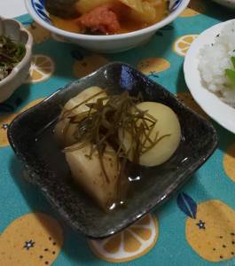 じゃがいもと刻み昆布のあっさり煮