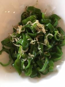 じゃこピーマン