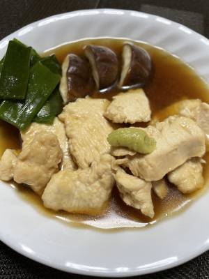 鶏の治部（じぶ）煮風