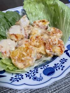 えびのマヨネーズソースあえ