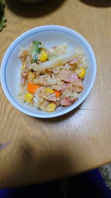 ベーコンと野菜のハイカラご飯