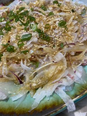 まだいのカルパッチョ