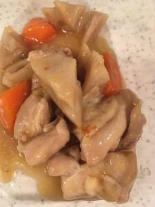 れんこんと鶏肉の煮物